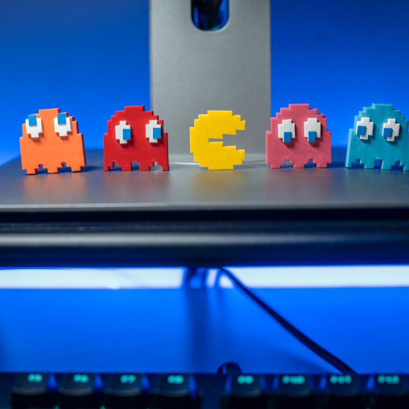 Pacman and the ghosts